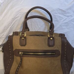 Elegant Brown Leather Handbag